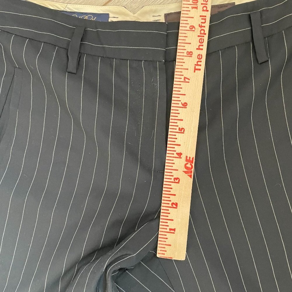 Brooks Brothers Vitale Barberis Canonico Italy Wool Dress Pants Women 2P Black - Picture 4 of 13